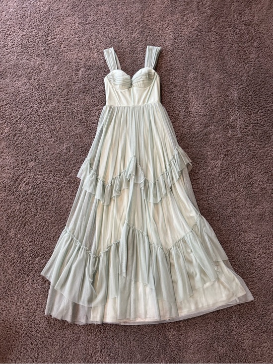 Lulus Dresses & Skirts - Lulus sage green maxi prom dress